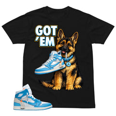 Graphic Tee to Match Air Jordan 1 Off White UNC | Got 'Em GS Shirt | Zadago