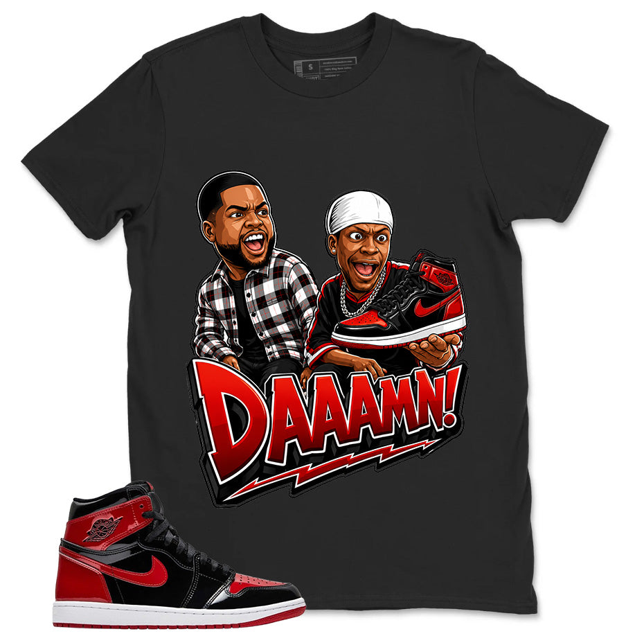 Graphic Tee to Match Patent Bred 1s - Daaamn Sneaker Shirt