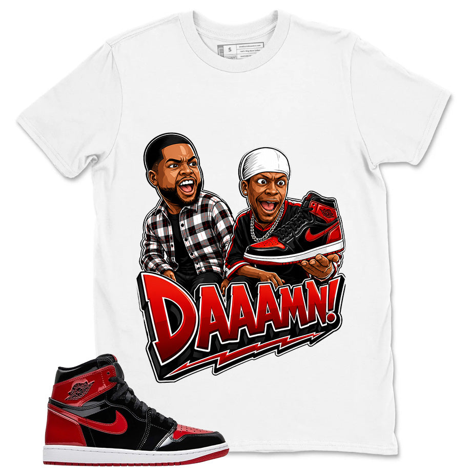 Graphic Tee to Match Patent Bred 1s - Daaamn Sneaker Shirt
