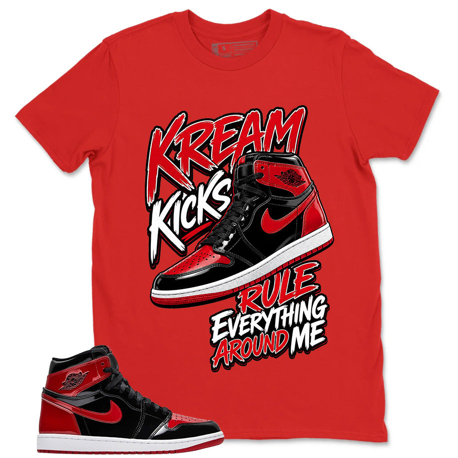 Graphic Tee to Match Patent Bred 1s - Kream Kicks Shirt