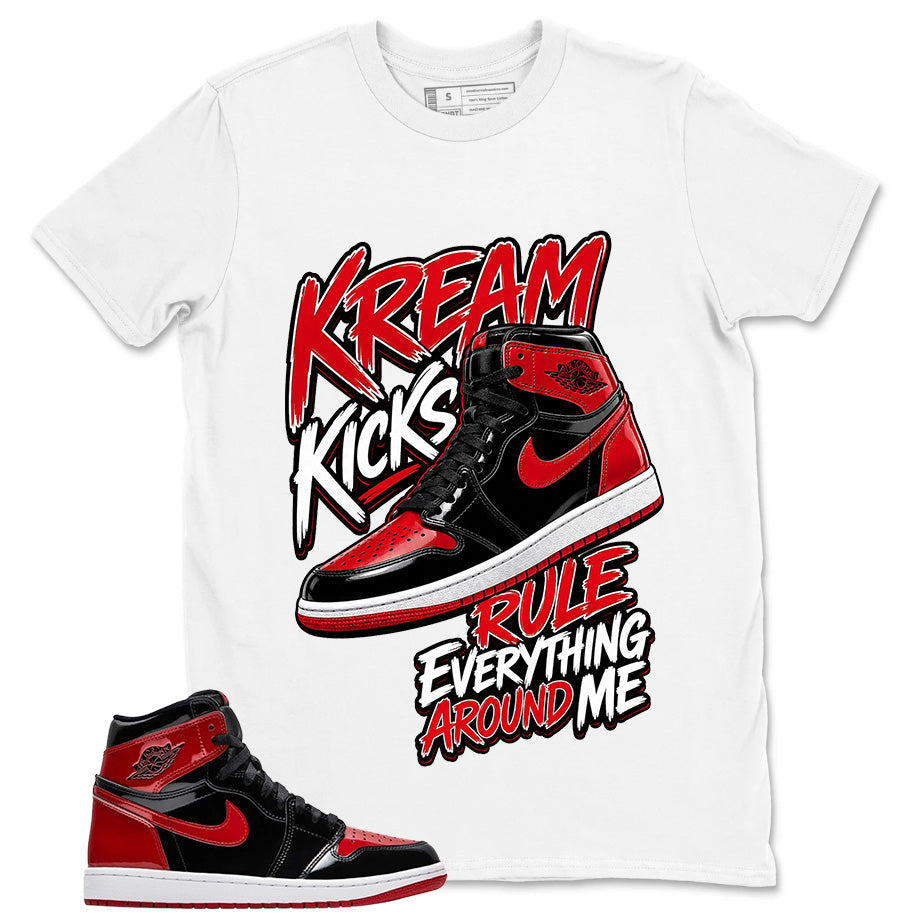 Graphic Tee to Match Patent Bred 1s - Kream Kicks Shirt