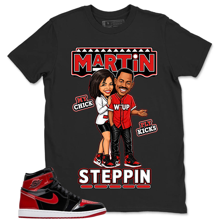 Graphic Tee to Match Patent Bred 1s - Martin Steppin Shirt