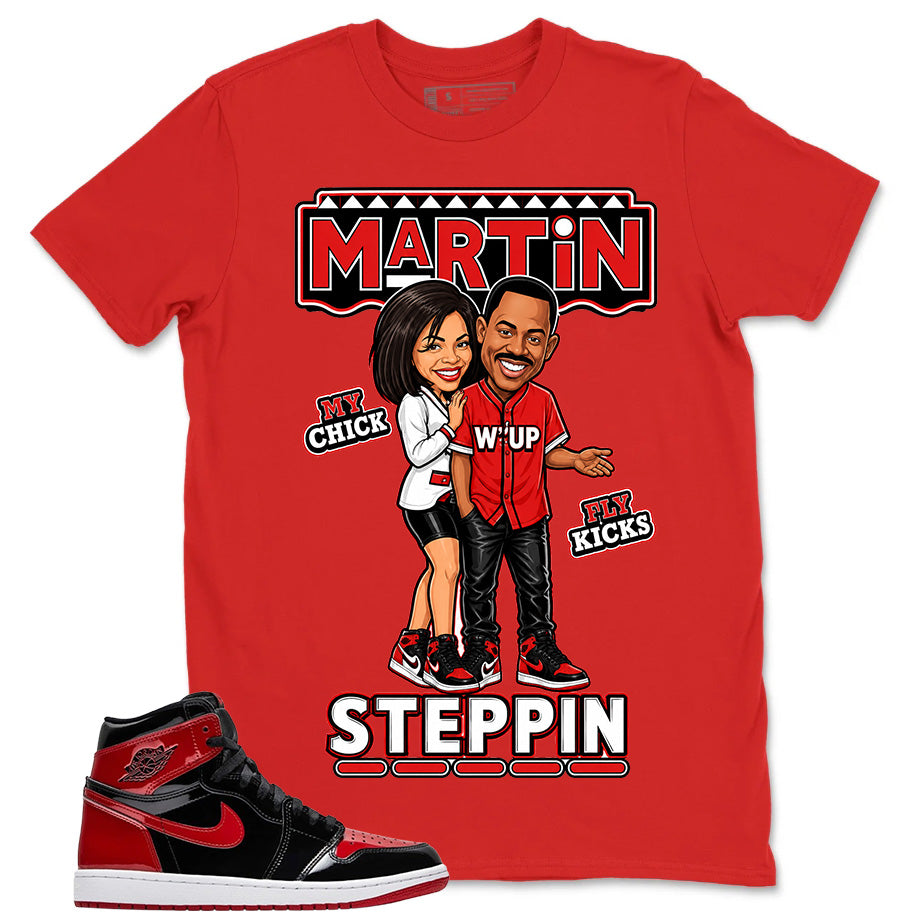 Graphic Tee to Match Patent Bred 1s - Martin Steppin Shirt