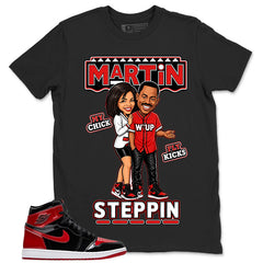 Graphic Tee to Match Patent Bred 1s - Martin Steppin Shirt