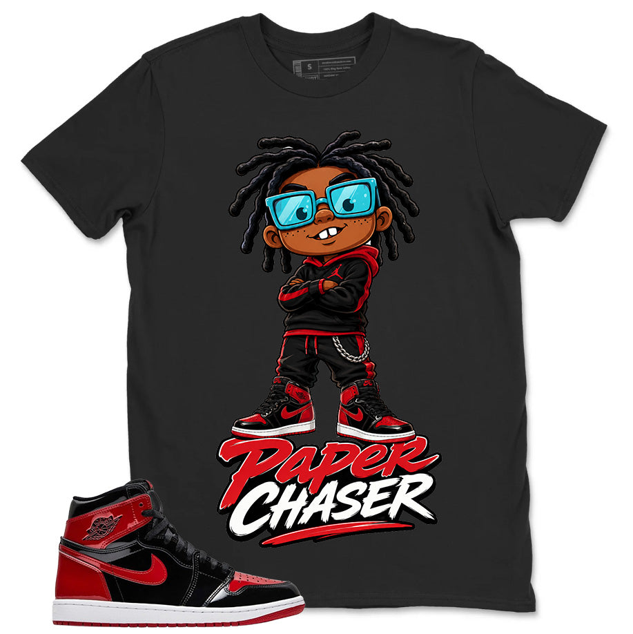Graphic Tee to Match Patent Bred 1s - Paper Chaser Shirt