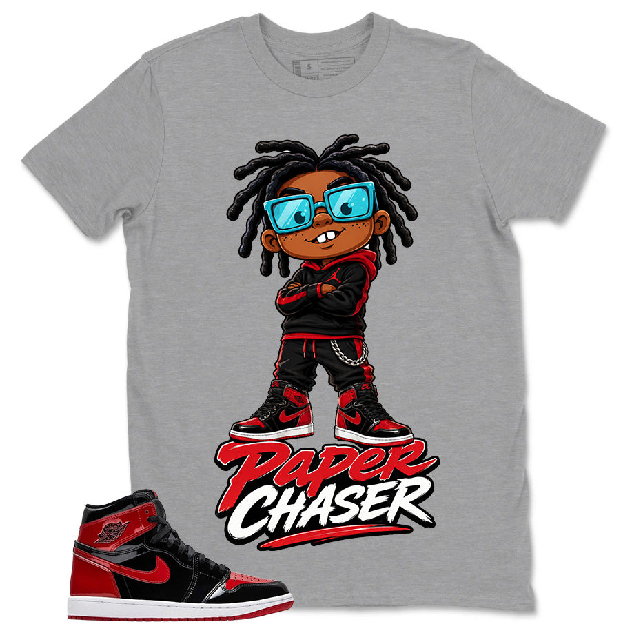 Graphic Tee to Match Patent Bred 1s - Paper Chaser Shirt