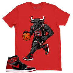 Graphic Tee to Match Patent Bred 1s - Raging Bull Shirt
