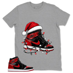 Graphic Tee to Match Patent Bred 1s - Sneaker Light Shirt