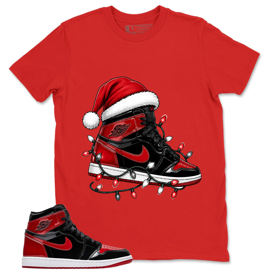 Graphic Tee to Match Patent Bred 1s - Sneaker Light Shirt