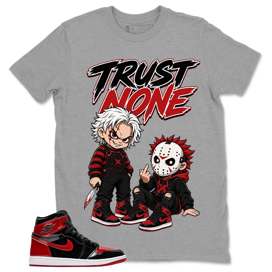 Graphic Tee to Match Patent Bred 1s - Trust None Shirt