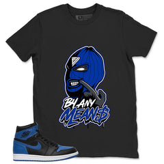 Graphic Tee to Match Air Jordan 1 Royal | By Any Means Shirt | Zadago