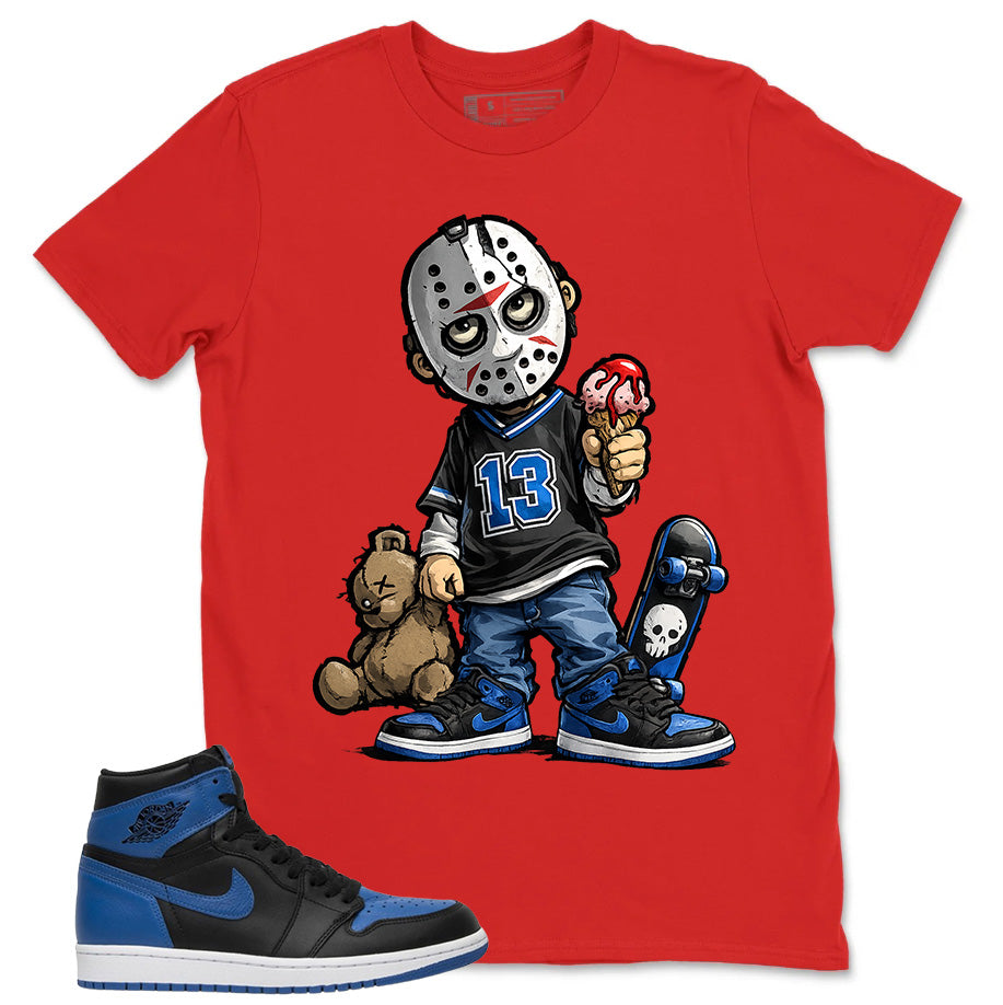 Graphic Tee to Match Air Jordan 1 Royal | Little Jason Shirt | Zadago