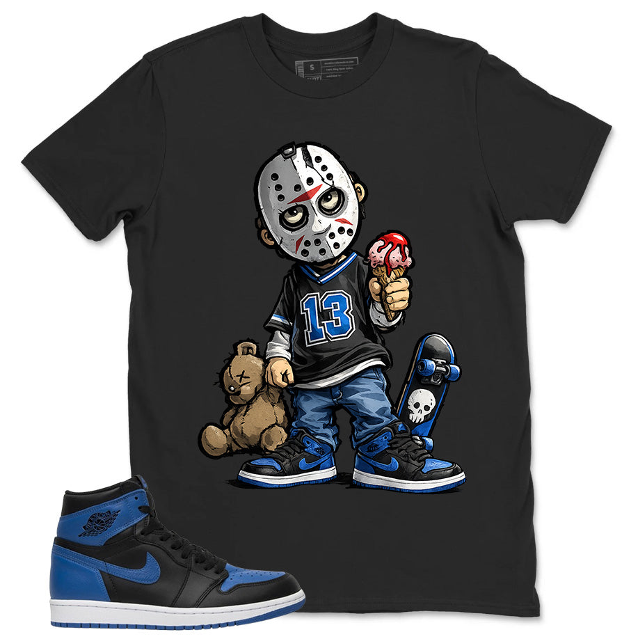 Graphic Tee to Match Air Jordan 1 Royal | Little Jason Shirt | Zadago
