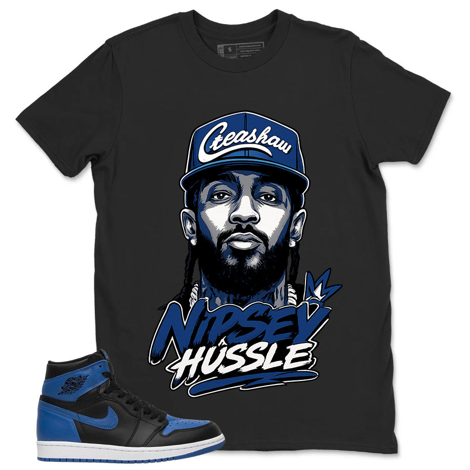 Graphic Tee to Match Air Jordan 1 Royal | Nipsey Shirt | Zadago