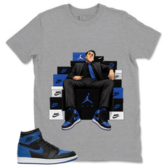 Graphic Tee to Match Air Jordan 1 Royal | Sneaker Fresh Shirt | Zadago