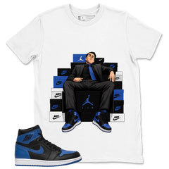 Graphic Tee to Match Air Jordan 1 Royal | Sneaker Fresh Shirt | Zadago