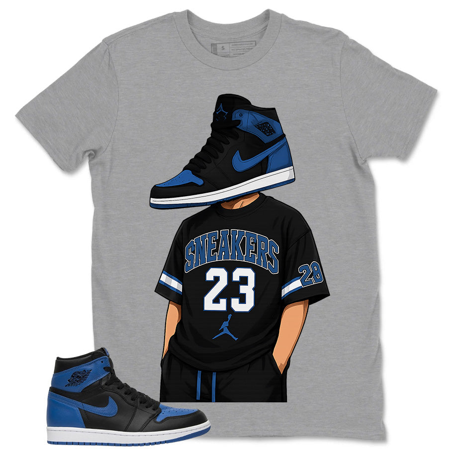 Graphic Tee to Match Air Jordan 1 Royal | Sneakerhead Shirt | Zadago