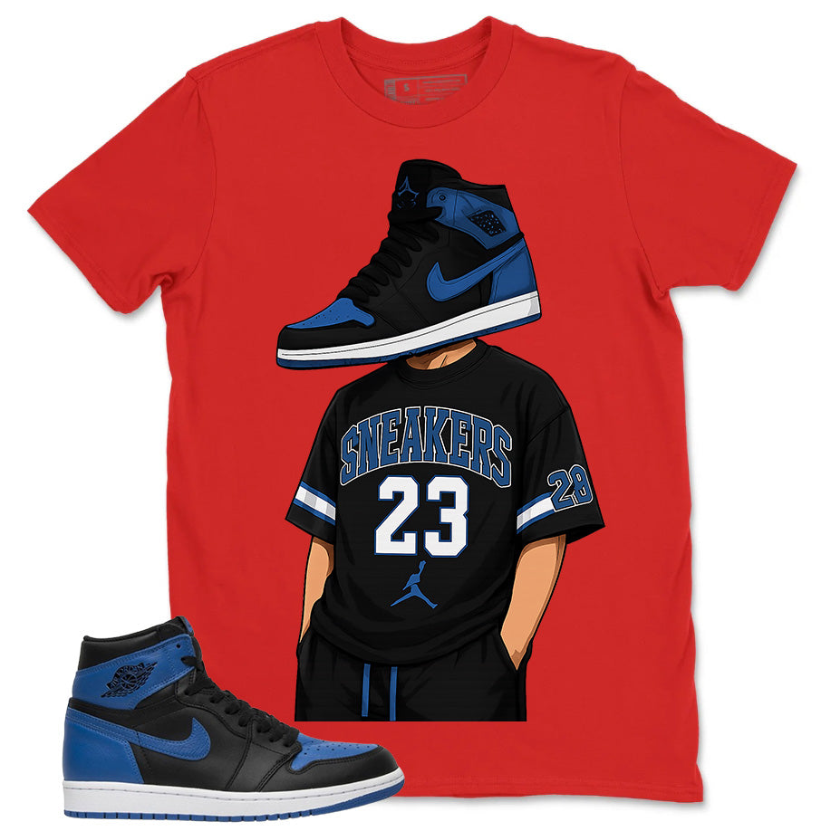 Graphic Tee to Match Air Jordan 1 Royal | Sneakerhead Shirt | Zadago