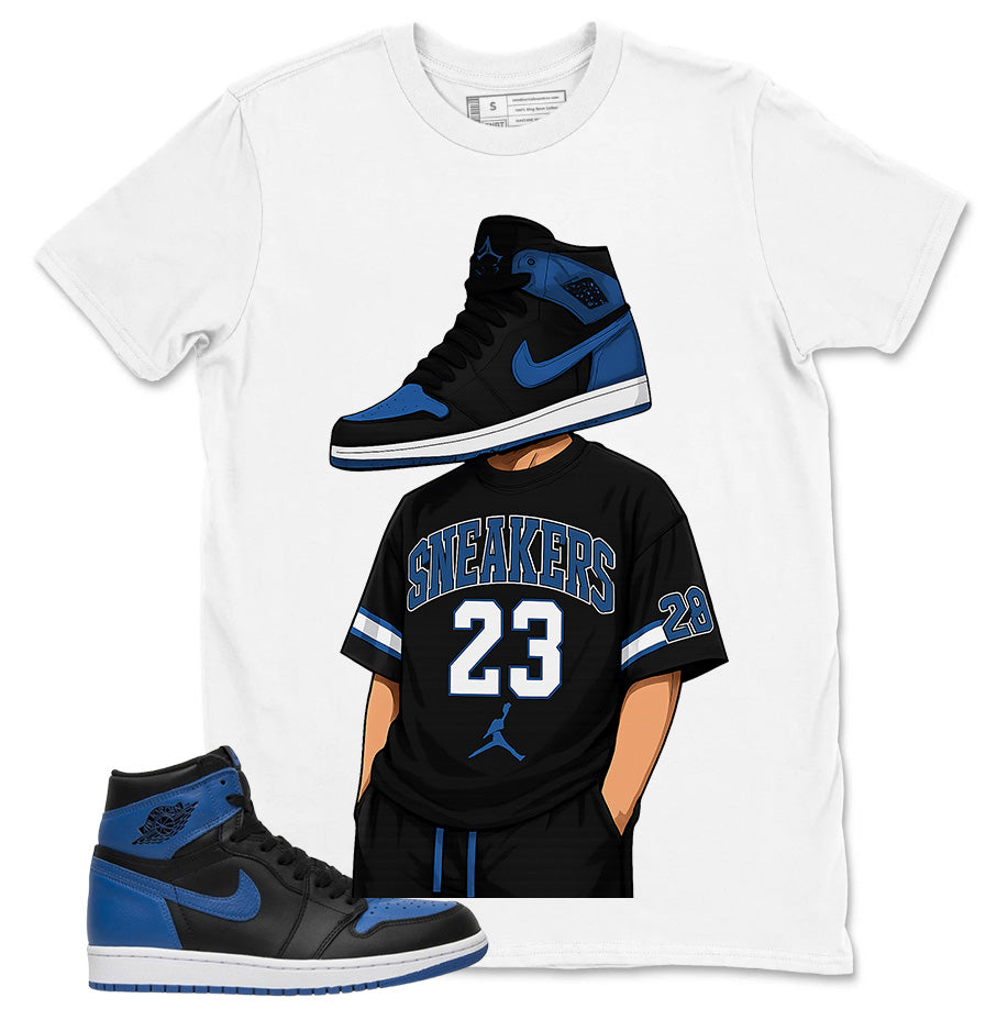 Graphic Tee to Match Air Jordan 1 Royal | Sneakerhead Shirt | Zadago