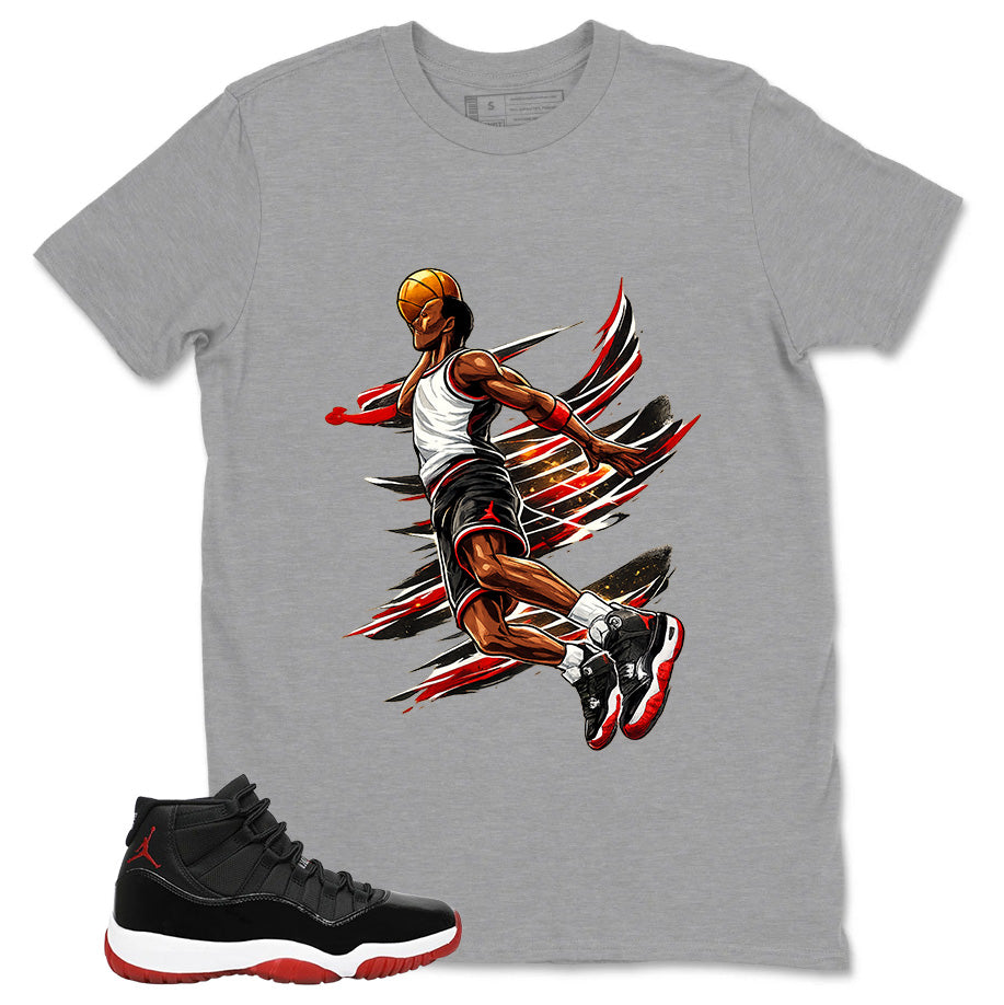 Graphic Tee to Match Air Jordan 11 Bred | Air Baller Shirt | Zadago