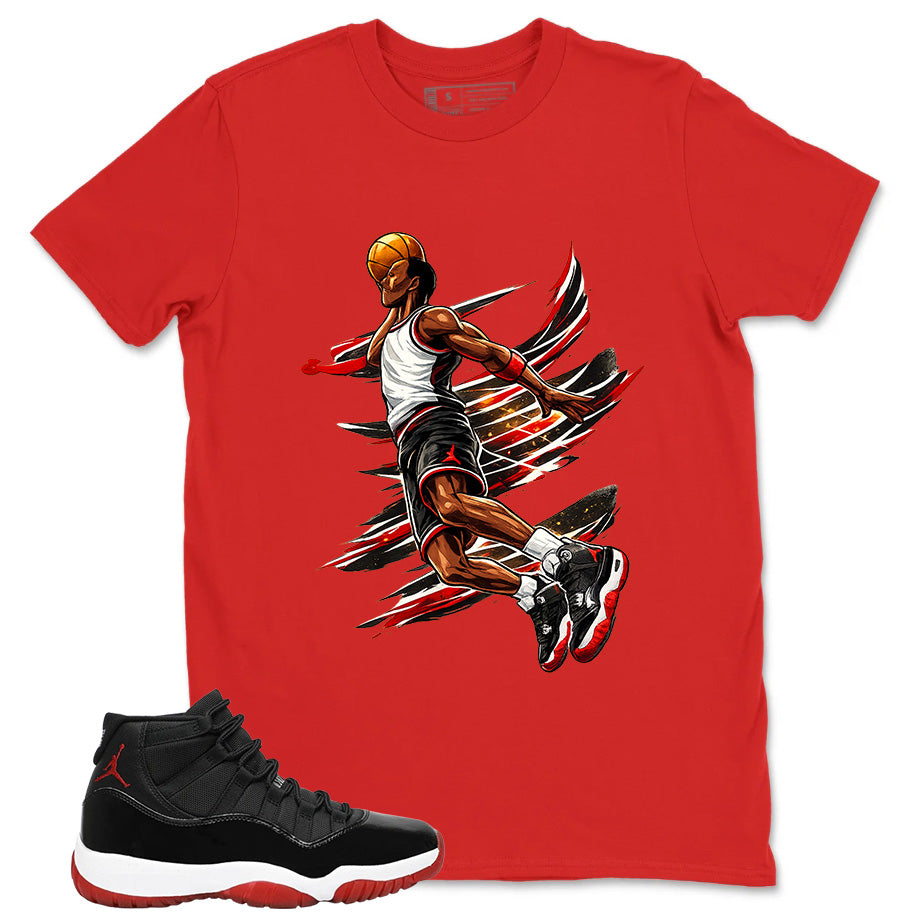 Graphic Tee to Match Air Jordan 11 Bred | Air Baller Shirt | Zadago