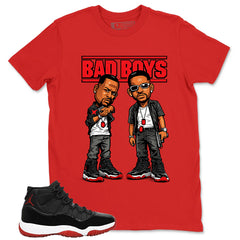 Graphic Tee to Match Air Jordan 11 Bred | Bad Boys Shirt | Zadago