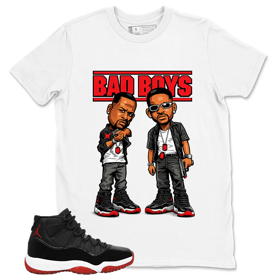 Graphic Tee to Match Air Jordan 11 Bred | Bad Boys Shirt | Zadago