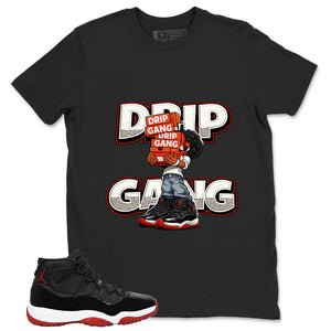 Graphic Tee to Match Air Jordan 11 Bred | Drip Gang Shirt | Zadago