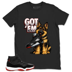 Graphic Tee to Match Air Jordan 11 Bred | Got 'Em Gs Shirt | Zadago
