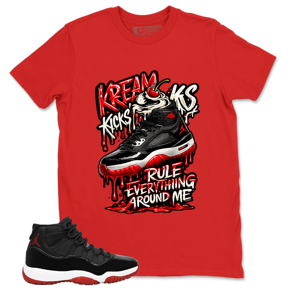 Graphic Tee to Match Air Jordan 11 Bred | Kream Kicks Shirt | Zadago