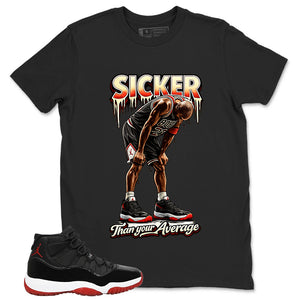 Graphic Tee to Match Air Jordan 11 Bred | Sicker Shirt | Zadago
