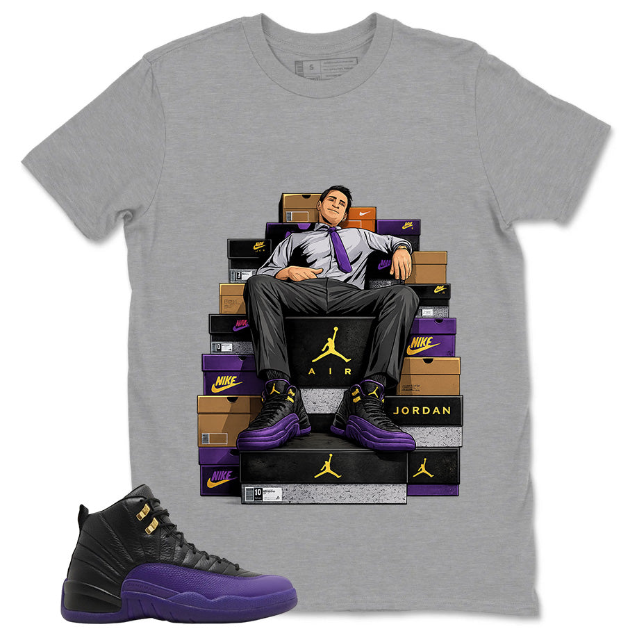Graphic Tee to Match Air Jordan 12 Field Purple | Fresh Sneaker Shirt | Zadago