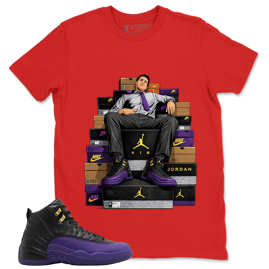 Graphic Tee to Match Air Jordan 12 Field Purple | Fresh Sneaker Shirt | Zadago