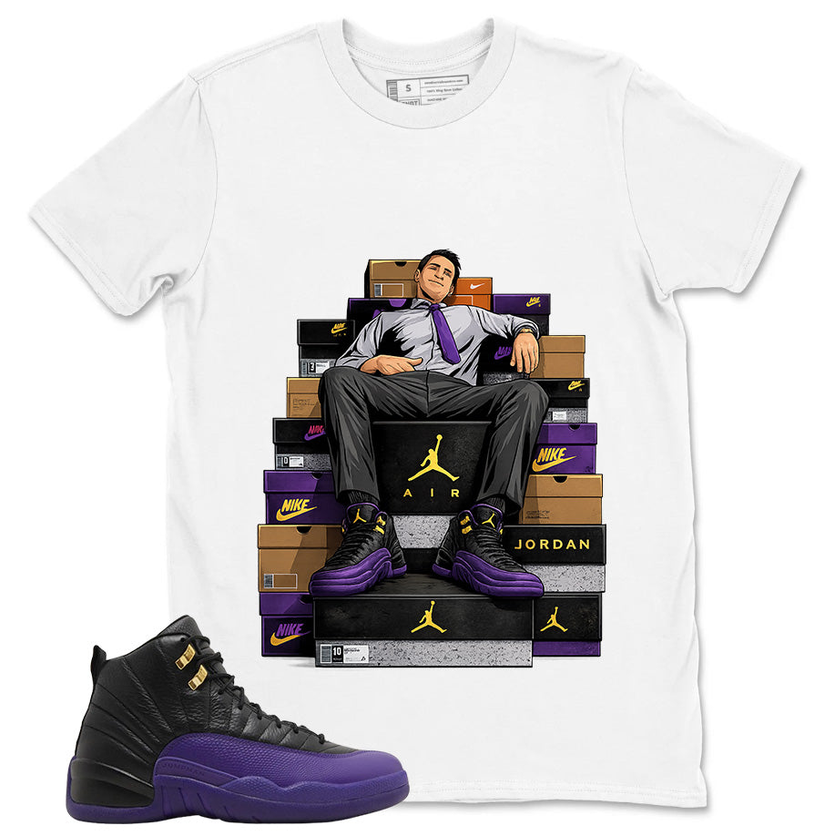 Graphic Tee to Match Air Jordan 12 Field Purple | Fresh Sneaker Shirt | Zadago