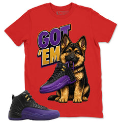 Graphic Tee to Match Air Jordan 12 Field Purple | Got 'Em GS Shirt | Zadago