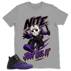 Graphic Tee to Match Air Jordan 12 Field Purple | Just Kill It Shirt | Zadago