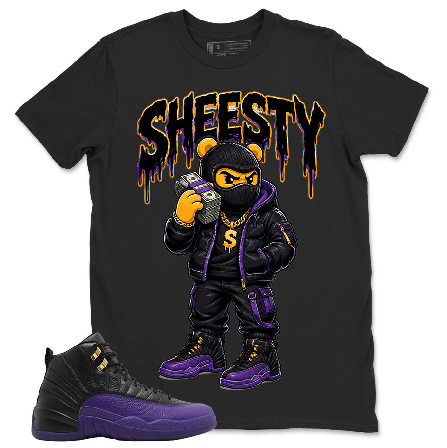 Graphic Tee to Match Air Jordan 12 Field Purple | Sheesty Shirt | Zadago