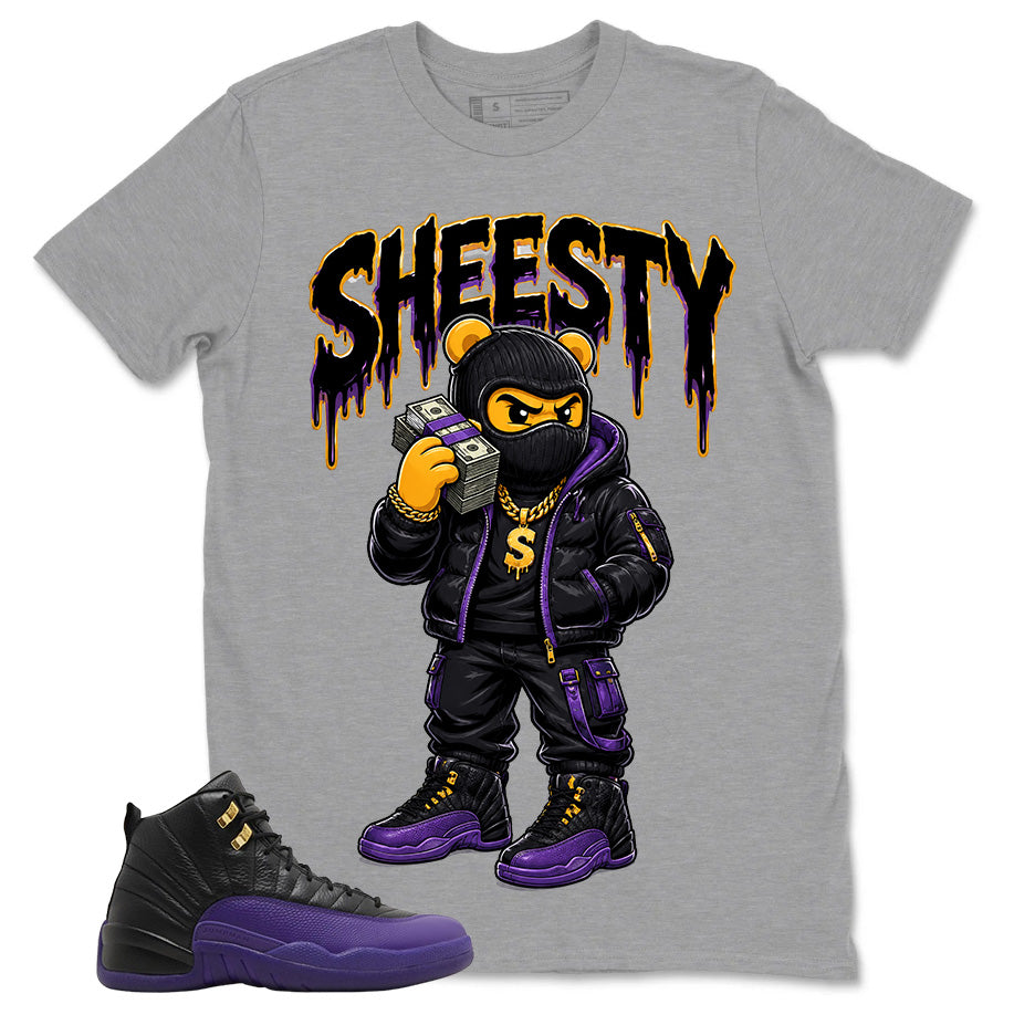 Graphic Tee to Match Air Jordan 12 Field Purple | Sheesty Shirt | Zadago