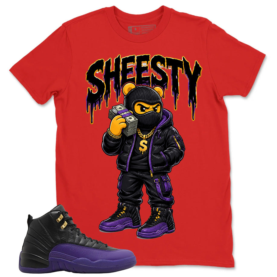 Graphic Tee to Match Air Jordan 12 Field Purple | Sheesty Shirt | Zadago