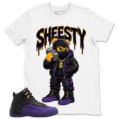 Graphic Tee to Match Air Jordan 12 Field Purple | Sheesty Shirt | Zadago