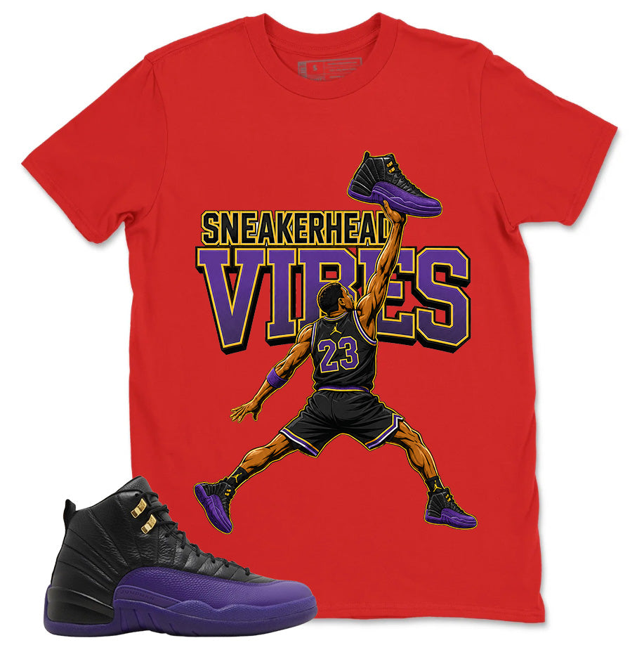 Graphic Tee to Match Air Jordan 12 Field Purple | Sneakerhead Vibes Shirt | Zadago
