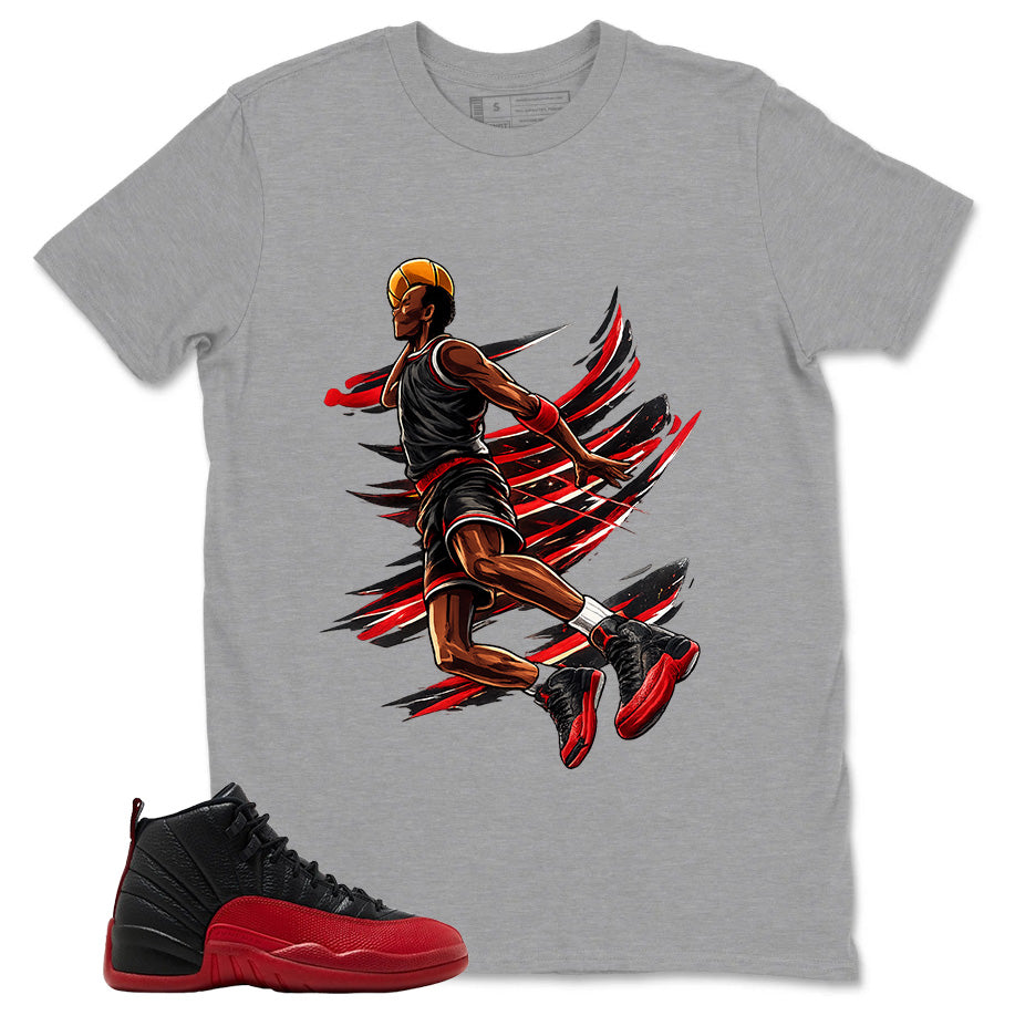 Graphic Tee to Match Air Jordan 12 Flu Game | Air Baller Shirt | Zadago