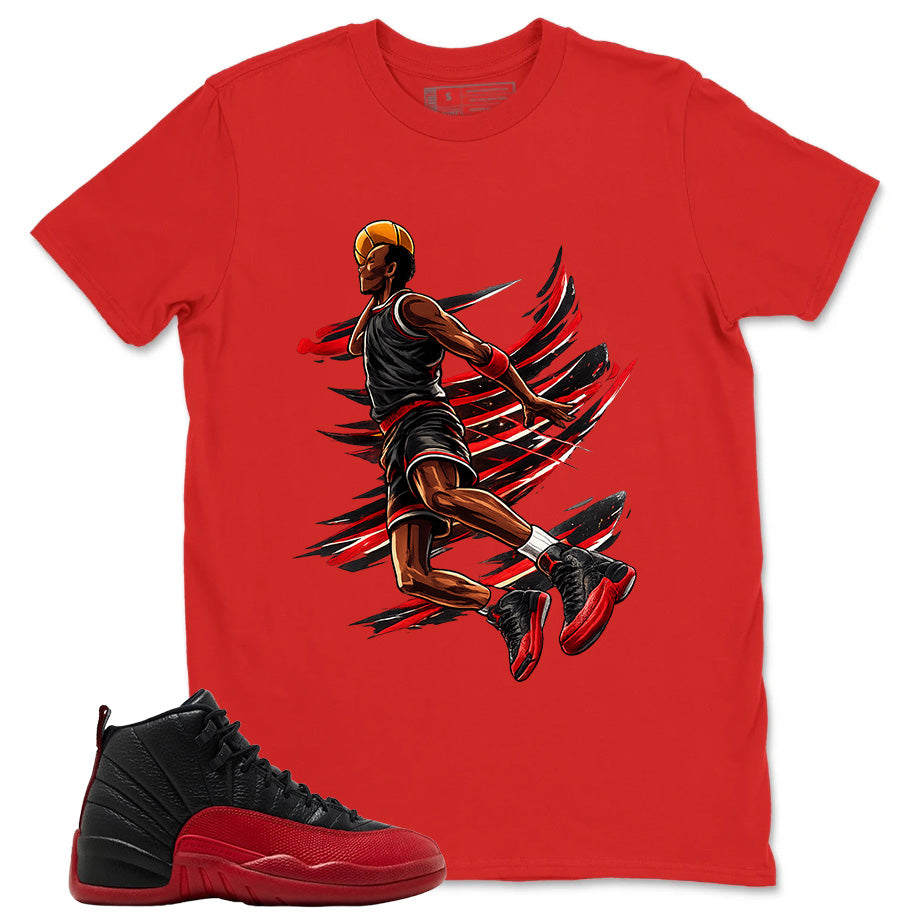 Graphic Tee to Match Air Jordan 12 Flu Game | Air Baller Shirt | Zadago