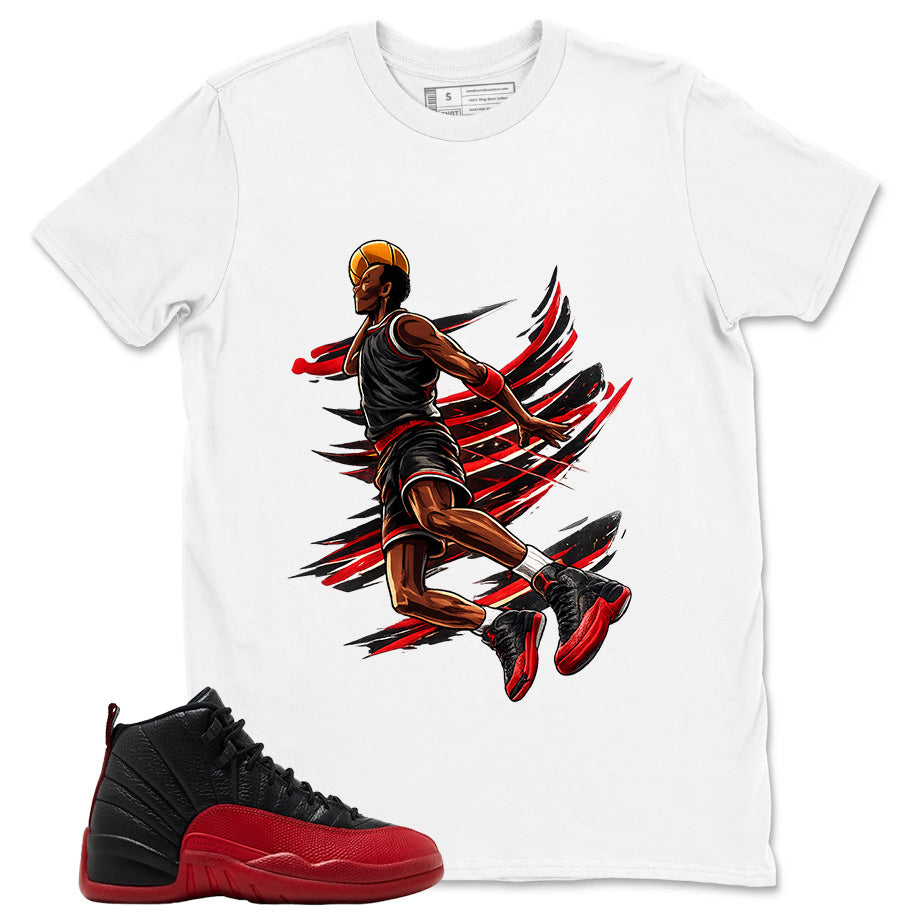 Graphic Tee to Match Air Jordan 12 Flu Game | Air Baller Shirt | Zadago