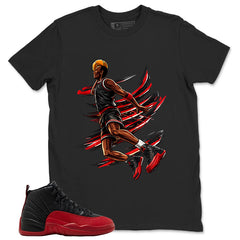 Graphic Tee to Match Air Jordan 12 Flu Game | Air Baller Shirt | Zadago