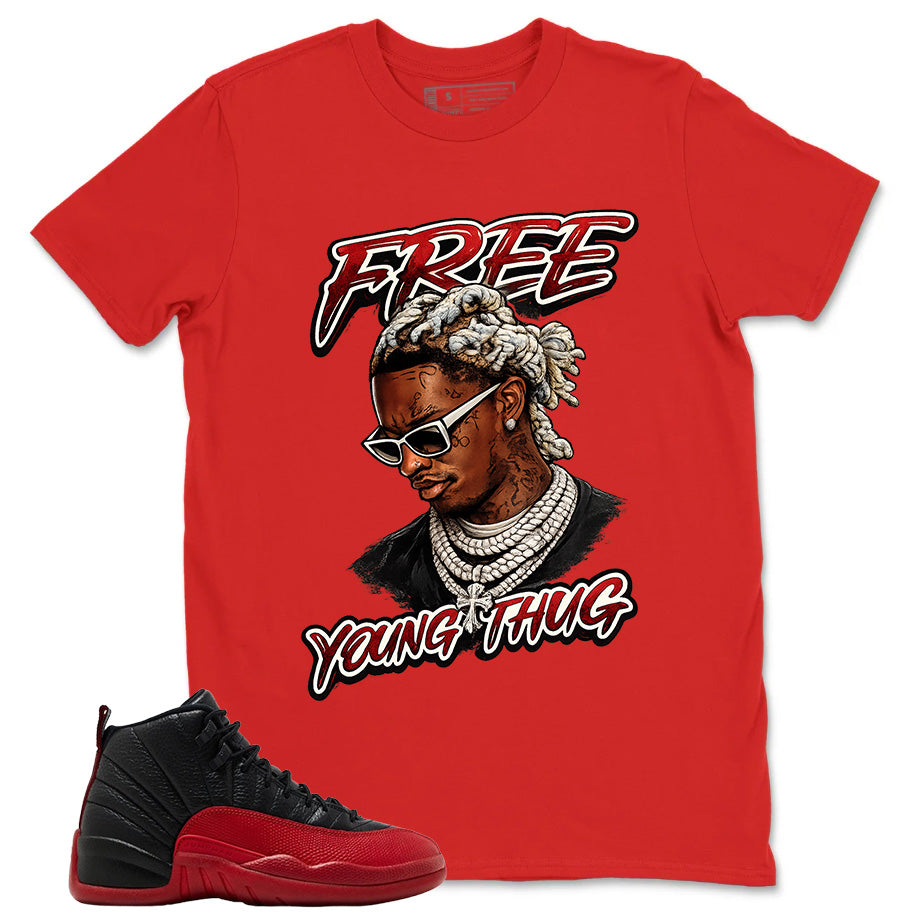 Graphic Tee to Match Air Jordan 12 Flu Game | Free Young Thug Shirt | Zadago
