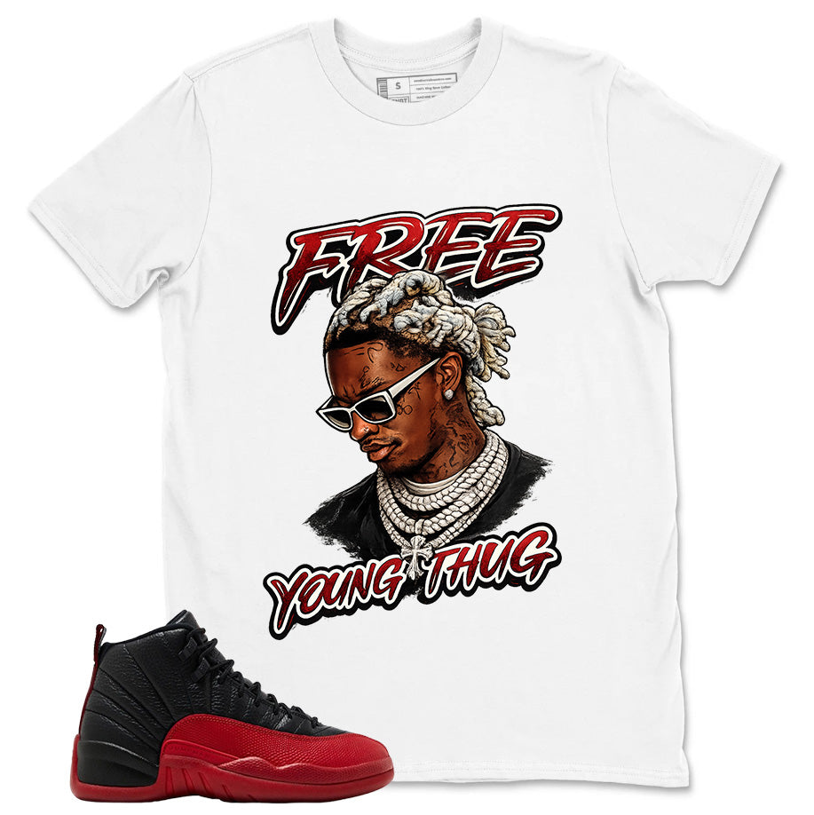 Graphic Tee to Match Air Jordan 12 Flu Game | Free Young Thug Shirt | Zadago