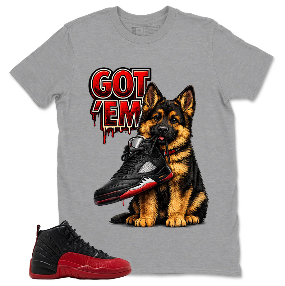 Graphic Tee to Match Air Jordan 12 Flu Game | Got 'Em GS Shirt | Zadago