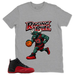 Graphic Tee to Match Air Jordan 12 Flu Game | Raging Bull Shirt | Zadago