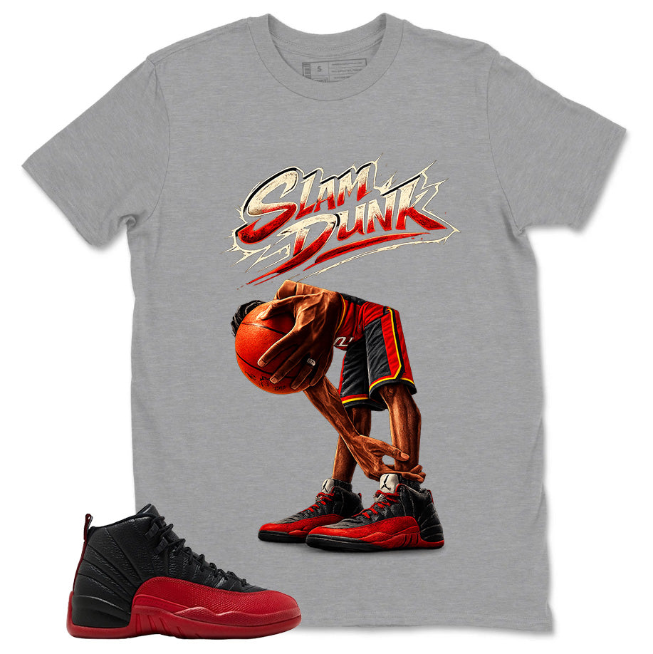 Graphic Tee to Match Air Jordan 12 Flu Game | Slam Dunk Shirt | Zadago
